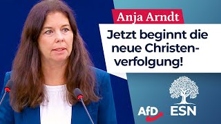 Jetzt beginnt die neue Christenverfolgung – Anja Arndt AfD [upl. by Eceinart899]