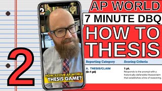 7 MINUTE DBQ 2 THE THESIS apworld [upl. by Anoel]