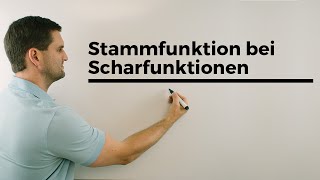 Stammfunktion bestimmen bei Scharfunktionen Aufleitung Integral  Mathe by Daniel Jung [upl. by Wolf]