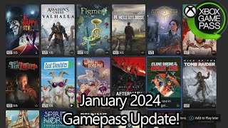 Gamepass Update New Games Leaving Games Easy Games January 2024 [upl. by Aihsened]