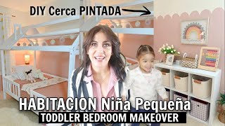 COMO DECORAR UN CUARTO INFANTIL IDEAS para HABITACIÓN de Niña grande 💖 Toddler Bedroom Makeover [upl. by Zildjian]