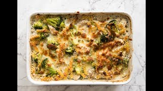 Ultra Lazy HEALTHY Creamy Chicken Pasta Bake [upl. by Ytiak]