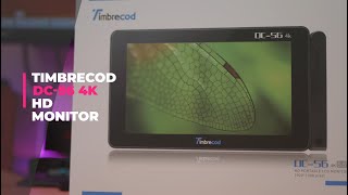 Timbrecod DC 56 4K Monitor Best DSLR Monitor with internal battery [upl. by Ayres]