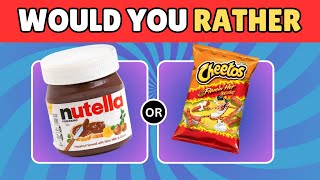 Would You Rather 🍕 Food Edition 🍔  Fun Food Choices Challenge [upl. by Sherrie]