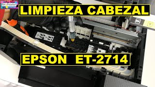 EPSON ECOTANK NO IMPRIME BIEN ET2714 IMPRESIONES BLANCAS [upl. by Renado]