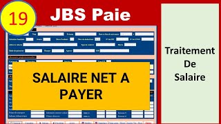 19  Bulletin de Paie  Calcul de Salaire Net [upl. by Ramraj548]