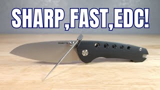 NEW RELEASE 2024 BEST BUDGET EDC KNIFE UNDER 60 REMETTE RTBEE KNIFE REVIEW [upl. by Oaoj920]