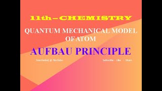 AUFBAU PRINCIPLE in Tamil  11th Chemistry [upl. by Naggem]