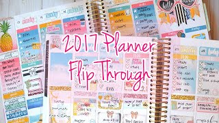 2017 Planner Flip Through [upl. by Coppins501]