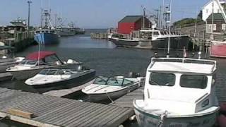 Fall and rise of the tide in the Bay of Fundy at Halls Harbour Nova Scotia  Time Lapse [upl. by Balcke]