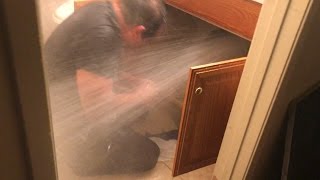 Plumber Causes Major Flood In Apartment [upl. by Anaile]