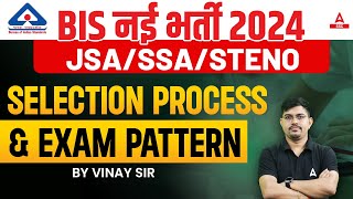 BIS Recruitment 2024  BIS JSA SSA Steno Exam Pattern amp Selection Process  By Vinay Sir [upl. by Ynnep153]