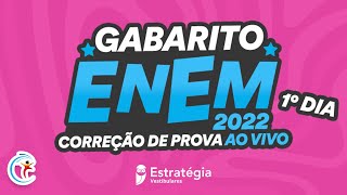 ENEM 2022  Gabarito 1º dia – Correção de prova AO VIVO [upl. by Dimah]