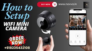 How to set up A9 Mini Wifi Camera [upl. by Senhauser]