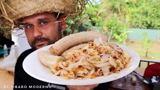 UNO DE LOS PLATOS MAS TRADICIONALES DE PUERTO RICO BACALAO CON GUINEOS SANCOCHAOS COMO ABUELA [upl. by Dorella]