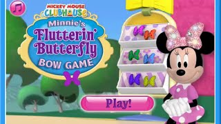 Mickey Mouse Clubhouse Full Episode  Minnies Flutterins Butterfly Bow Game [upl. by Os]