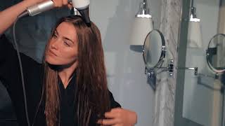 How to Prime Your Hair with Resistance Ciment Thermique BlowDry Primer for Damaged Hair [upl. by Mathi]