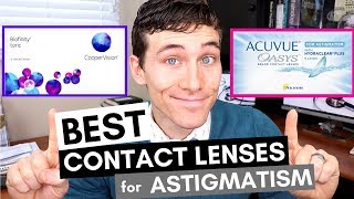 Best Contact Lenses for Astigmatism  Toric Contacts Review [upl. by Nysa]