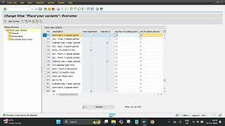 OB29 Create Fiscal Year Variant amp OB37 Assign Fiscal Year Variant to Company Code in SAP [upl. by Kettie890]