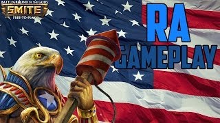 SMITE Ra Gameplay  quotRaMericaquot [upl. by Ahsita]