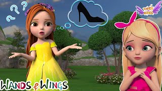 Princess Lost her Shoe  Where is Blossoms shoe  Doll Dress Up  Kids Rhymes Wands And Wings [upl. by Arihaj]