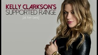 Kelly Clarkson  Supported Vocal Range At her best [upl. by Eiramaliehs]