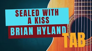 Sealed With a Kiss  Brian Hyland  Fingerstyle Guitar TAB [upl. by Helbona]