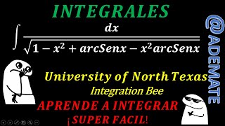 Integral cambio de variable Ejercicio116 integral de dxsqrt1x2arcsenxx2arcsenx shorts [upl. by Anear]