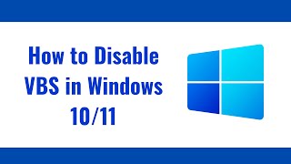 How to Disable VBS in Windows 10 or 11 [upl. by Atterual]