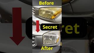 DIY Headlight Restoration shorts diy carmaintenance HeadlightRestore DIYCarRepair CarCareTips [upl. by Cyprio]