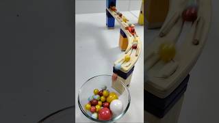 Marble Run Race ASMR  Wooden Wave Course Colorful Marbles 140 marblerunrace marblerunandmore [upl. by Urian]