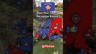 Does your country recognize Kosovo geography europe map [upl. by Aileek]