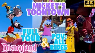 Mickey’s Toontown in Disneyland  Complete Walkthrough with Rides [upl. by Morris]