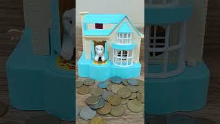 PUPPY HOUSE  PIGGY BANK 💥🏡 how does the hoggy bank work  piggy bank video shortsfeed trending [upl. by Moskow582]