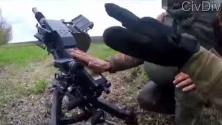 Foreigner Volunteer Shooting an AGS at Russian positions [upl. by Aieken]