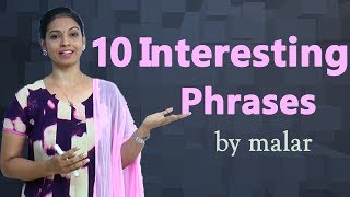 10 interesting phrases   76  Learn English with Kaizen through Tamil [upl. by Cacilie]