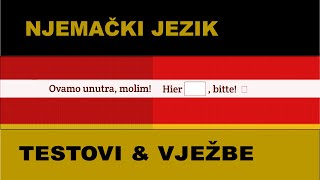 Njemački jezik  TESTOVI  VJEŽBE  1 DIO [upl. by Close730]