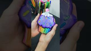 Quieres un cupcakes 🧁squishy paperart diy manualidades art squish cupcake [upl. by Emili]