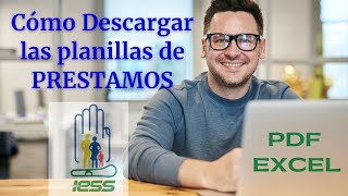 CÓMO CONSULTAR Y DESCARGAR PLANILLAS DE PRESTAMOS DE LA PAGINA DEL IESS prestamos iess [upl. by Moazami]