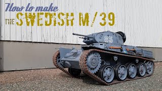 How to make a 16 scale Strv M39  step by step [upl. by Ientruoc]