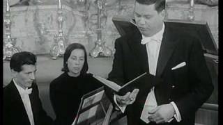 Dietrich FischerDieskau sings Bach Grosser Herr und starker König Weihnachtsoratorium [upl. by Enalahs]