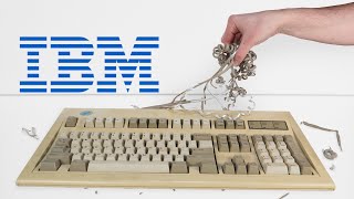 Restoring IBM Model M Keyboard with Destroyed Cable  USB mod [upl. by Sinnylg]