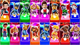 PAW Patrol Ryder vs Chase vs Marshall vs Skye vs Zuma vs Rocky vs Liberty  Tiles Hop EDM Rush [upl. by Ellebana]