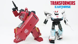 Transformers Earthrise Autobot Alliance Ironhide amp Prowl Review [upl. by Leseil]