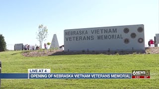 Nebraska Vietnam Veterans Memorial hosts opening day [upl. by Macnair277]