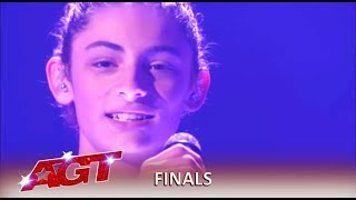 Benicio Bryant quotBeniquot WOWS With An Original Song In The Finals  Americas Got Talent 2019 [upl. by Lednyk]