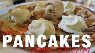 THE BEST PANCAKES IN AMSTERDAM  twoplustwocrew [upl. by Strenta]