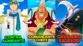 TODOS CARGOS DA MARINHA E DO GOVERNO MUNDIAL EM ONE PIECE  25 PATENTES [upl. by Carr]