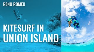 One of the best places for kitesurf in the World UNION ISLAND [upl. by Koorb]