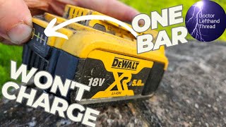 Dewalt Battery wont charge Try This [upl. by Kensell240]